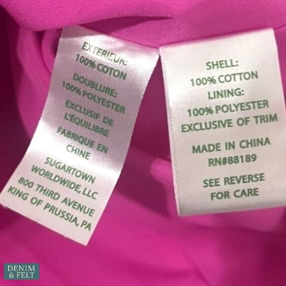 Lilly Pulitzer Junie Shift Dress Berry Sangria Pink Gold Resort Chic Summer Vibe - Picture 11 of 15